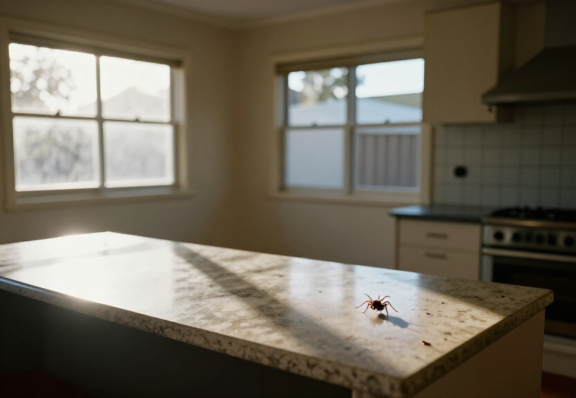 Termite damage in a Potts Hill home before treatment